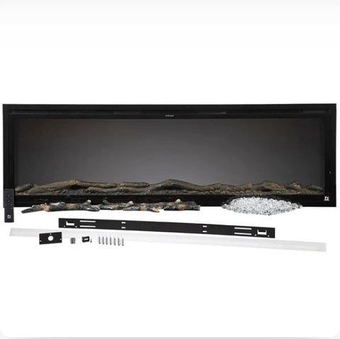 Image of Touchstone Sideline Elite 100" Linear Flush Mount WiFi Enabled Smart Electric Fireplace - (Alexa / Google Compatible) - 80044