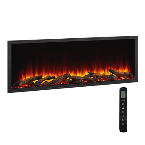 Image of SimpliFire Scion 43" Built-In Linear Electric Fireplace | SF-SC43-BK