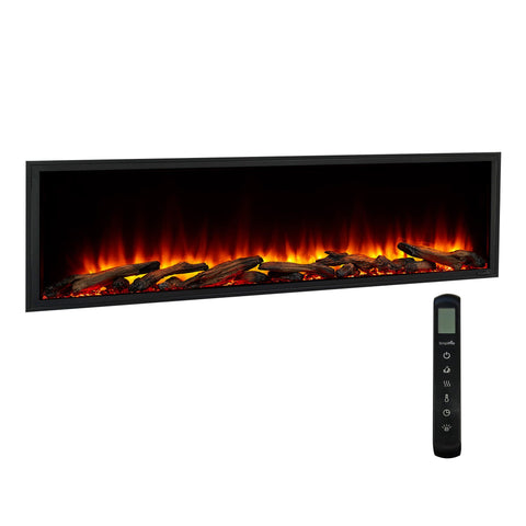 Image of SimpliFire Scion 55" Built-In Linear Electric Fireplace | SF-SC55-BK