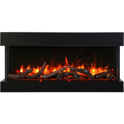 Image of Amantii 50" Tru View XL XT 3 Sided Glass Electric Fireplace | 50-TRV-XL-XT