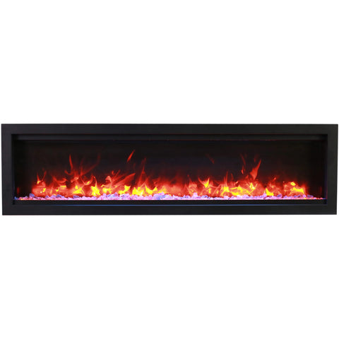 Image of Amantii 60" Symmetry Lumina Electric Fireplace | SYM-60-LUMINA