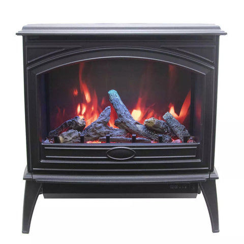 Image of Amantii 70" Cast Iron Freestand Electric Fireplace | E70-NA