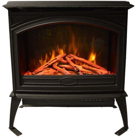 Image of Amantii 70" Cast Iron Freestand Electric Fireplace | E70-NA