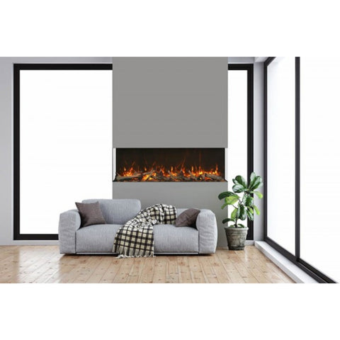 Amantii 72" Tru View XL XT 3 Sided Glass Electric Fireplace | 72-TRV-XL-XT