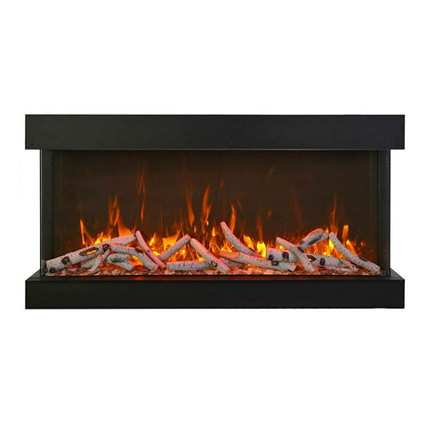 Image of Amantii 88" Tru View XL XT 3 Sided Glass Electric Fireplace | 88-TRV-XL-XT