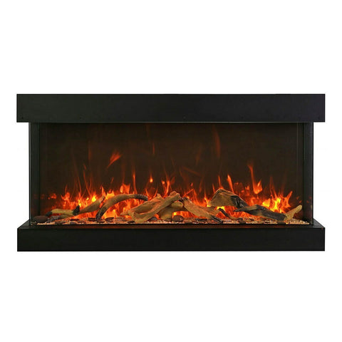 Image of Amantii 88" Tru View XL XT 3 Sided Glass Electric Fireplace | 88-TRV-XL-XT