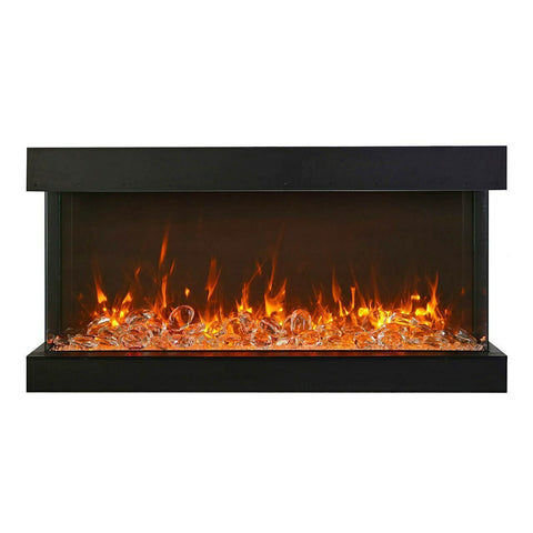 Image of Amantii 88" Tru View XL XT 3 Sided Glass Electric Fireplace | 88-TRV-XL-XT