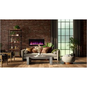 Amantii Evolution Linear 42" Fire & Ice Electric Fireplace | EVO4220