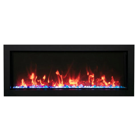 Amantii Panorama BI Series 30" Extra Slim Smart Electric Fireplace | BI-30-XTRASLIM