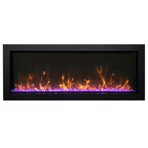 Image of Amantii Panorama BI Series 30" Extra Slim Smart Electric Fireplace | BI-30-XTRASLIM