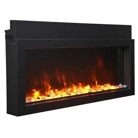 Image of Amantii Panorama BI Series 40" Extra Slim Smart Electric Fireplace | BI-40-XTRASLIM