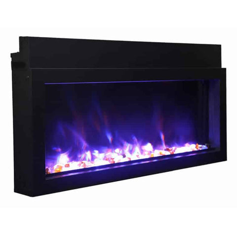 Image of Amantii Panorama BI Series 40" Extra Slim Smart Electric Fireplace | BI-40-XTRASLIM