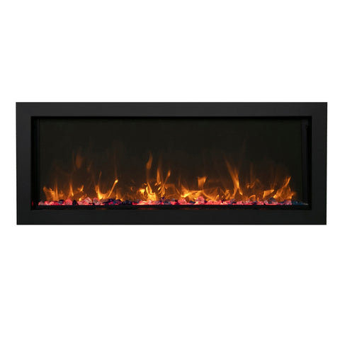 Image of Amantii Panorama BI Series 40" Slim Smart Electric Fireplace | BI-40-SLIM-OD