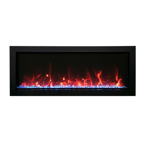 Image of Amantii Panorama BI Series 40" Slim Smart Electric Fireplace | BI-40-SLIM-OD