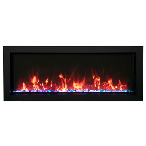 Image of Amantii Panorama BI Series 50" Slim Smart Electric Fireplace | BI-50-SLIM-OD