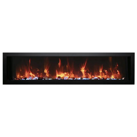 Amantii Panorama BI Series 60" Extra Slim Smart Electric Fireplace | BI-60-XTRASLIM