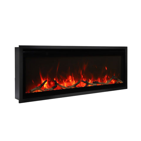 Image of Amantii Panorama BI Series 60" Extra Slim Smart Electric Fireplace | BI-60-XTRASLIM