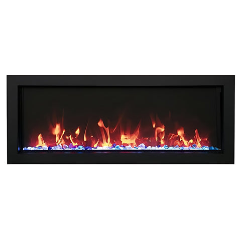 Amantii Panorama BI Series 60" Slim Smart Electric Fireplace | BI-60-SLIM-OD