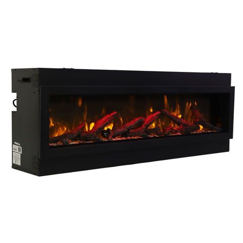 Image of Amantii Panorama BI Series 72" Deep Smart Electric Fireplace | BI-72-DEEP-OD