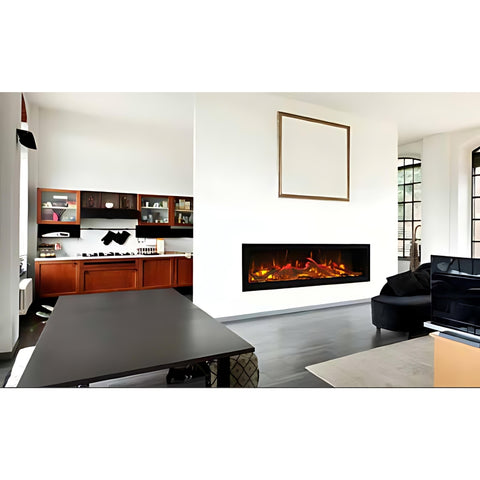 Amantii Panorama BI Series 72" Deep Smart Electric Fireplace | BI-72-DEEP-OD