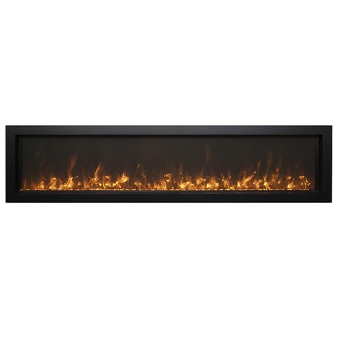 Image of Amantii Panorama BI Series 72" Slim Smart Electric Fireplace | BI-72-SLIM-OD