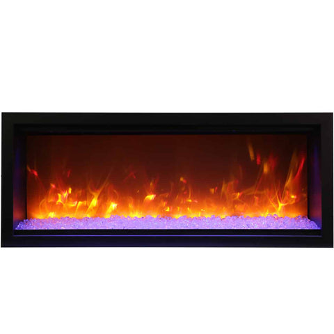 Amantii Symmetry XT Smart 50" Indoor/Outdoor Built-in Electric Fireplace | SYM-50-XT