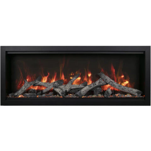 Image of Amantii Symmetry XT Smart 88" Indoor/Outdoor Built-in Electric Fireplace | SYM-88-XT