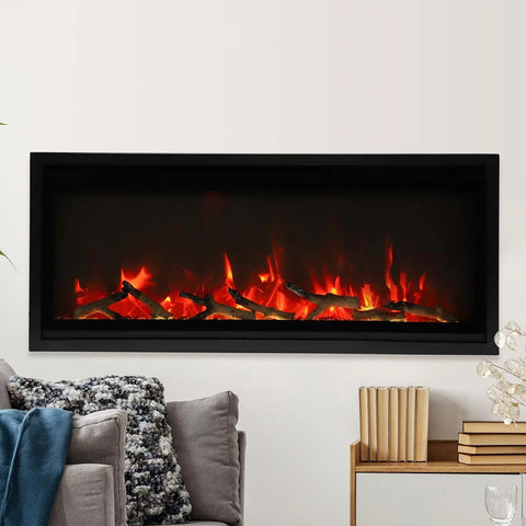 Amantii Symmetry Xtra Slim Smart 42" Electric Fireplace | SYM-42-XTRASLIM