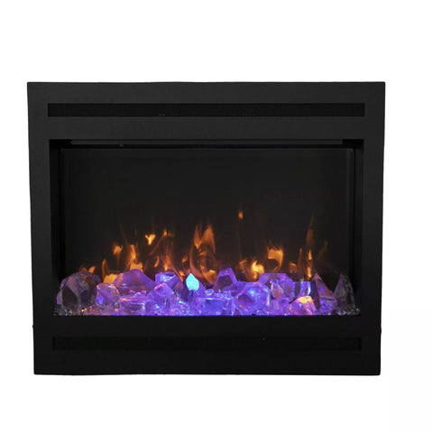 Image of Amantii TRD Traditional Series ZECL 3228 STL Electric Fireplace | ZECL-31-3228-STL