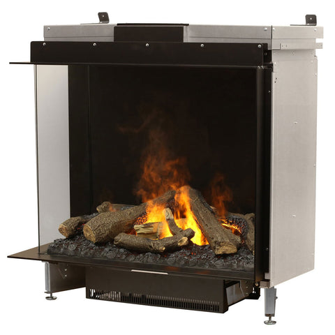 Image of Dimplex e-MatriX 37" Two-Sided Built-in Electric Firebox, Left-facing | FEF3226L2L