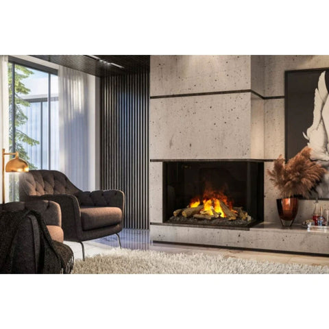 Image of Dimplex e-MatriX 37" Two-Sided Built-in Electric Firebox, Right-facing | FEF3226L2R