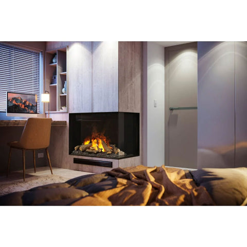 Image of Dimplex e-MatriX 37" Two-Sided Built-in Electric Firebox, Right-facing | FEF3226L2R