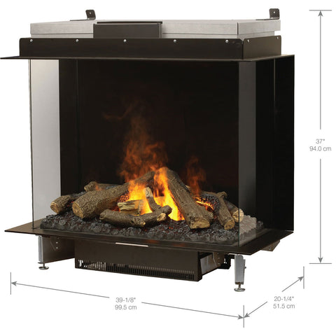 Dimplex e-MatriX 39" Three-Sided Built-in Electric Firebox | FEF3226L3