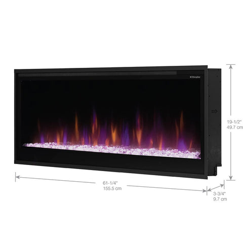 Dimplex Multi-Fire SL Slim 60" Linear Built-in Electric Fireplace | PLF6014-XS