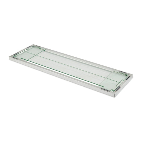 12" x 42" Rectangular Folding Glass Guard Burner Cover