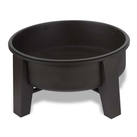 Image of Real Flame Forsyth Wood Burning Fire Pit | 360-BLK