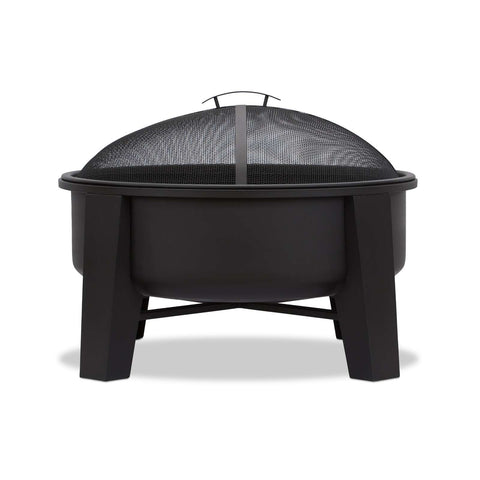 Image of Real Flame Forsyth Wood Burning Fire Pit | 360-BLK