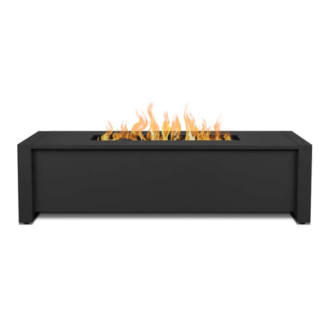 Image of Real Flame Keenan 52" Rectangle Propane Fire Pit Table | 6340LP-BLK