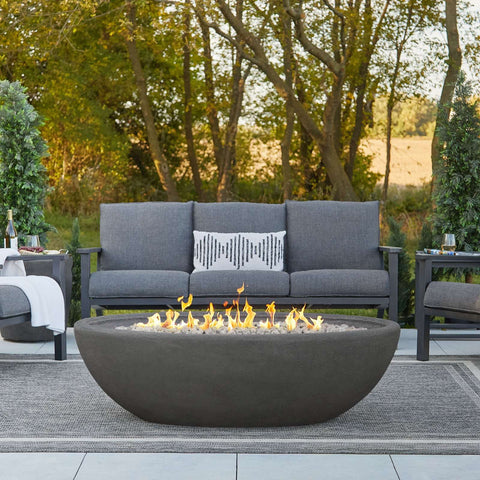 Real Flame Riverside 58" Oval Propane Fire Pit Bowl | 592LP-SHL