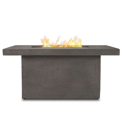 Image of Real Flame Ventura Rectangle Propane or Natural Gas Fire Pit Table | C9640LP-TGLG