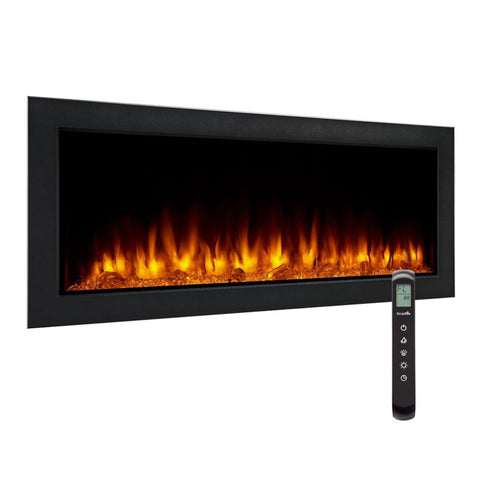 Image of SimpliFire Forum Outdoor 43" Built-In/Recessed Electric Fireplace | SF-OD43