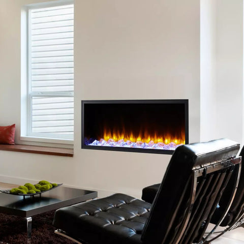 Image of SimpliFire Scion 43" Built-In Linear Electric Fireplace | SF-SC43-BK