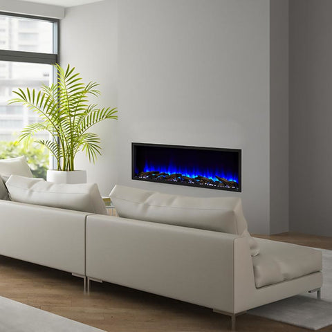 Image of SimpliFire Scion 78" Built-In Linear Electric Fireplace | SF-SC78-BK