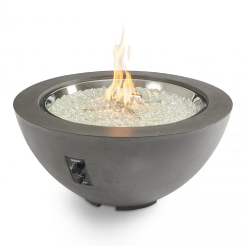 The Outdoor GreatRoom Company Midnight Mist Cove 42" Round Gas Fire Pit Bowl | CV-30MM