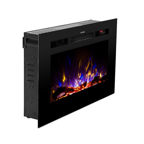 Image of Touchstone Sideline 28" Recessed Electric Fireplace | 80028