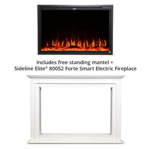 Image of Touchstone Sideline Elite Forte 40-inch Smart Electric Fireplace with Encase Surround Mantel | 90000-80052