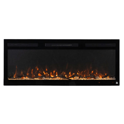 Image of Touchstone Sideline Fury 57" Recessed Smart Electric Fireplace | 80055