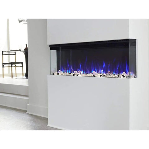 Image of Touchstone Sideline Infinity 60 inch 3 Sided Recessed Smart Electric Fireplace | 80046