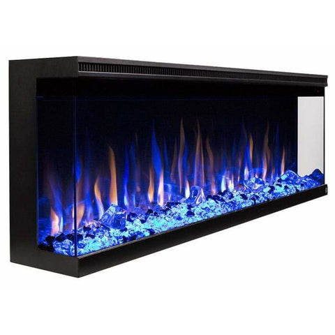 Image of Touchstone Sideline Infinity 72" 3-Sided WiFi Enabled Smart Recessed Electric Fireplace | 80051 - (Alexa/Google Compatible)