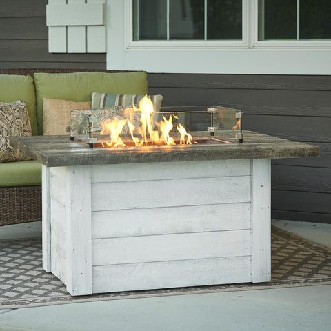 The Outdoor GreatRoom Company Alcott 48-Inch Rectangular Natural Gas Fire Pit Table - Antique Timber- ALC-1224-NG - Fire Pit Table - The Outdoor GreatRoom Company - electricfireplacesplusr.com